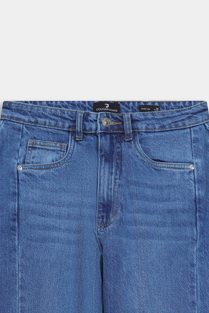 Wide Leg Jeans - Cougar Clothing