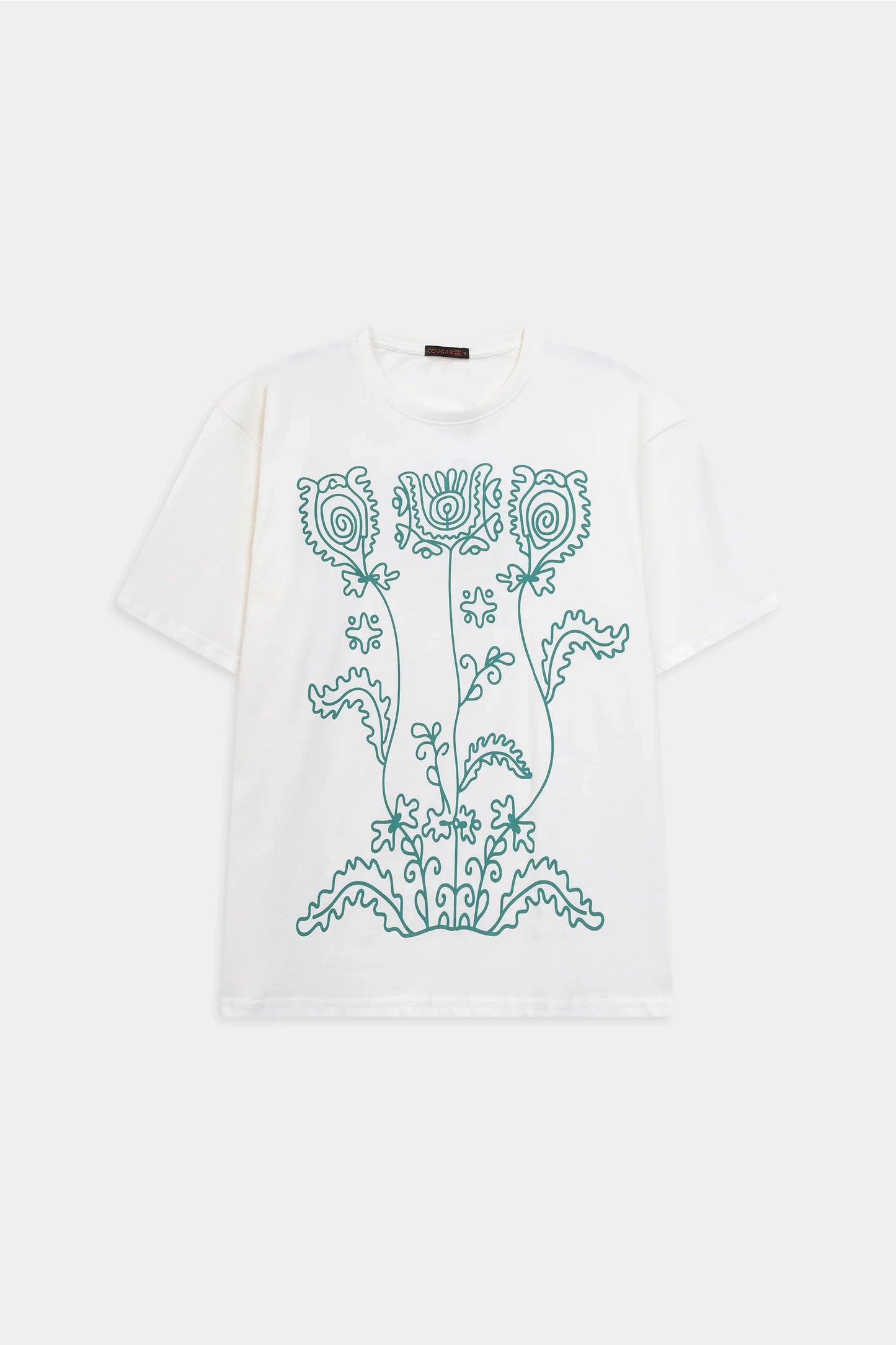 Floral Printed Jersey T-Shirt - Cougar Clothing
