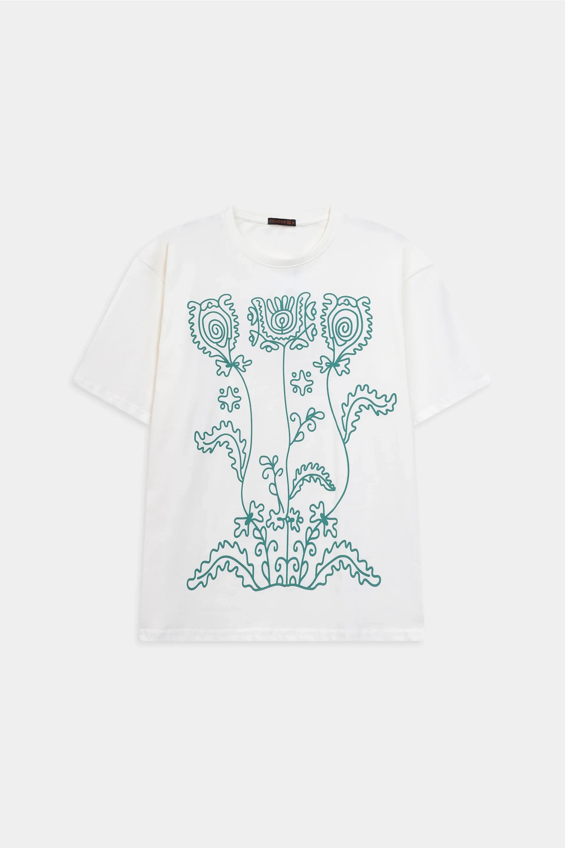 Floral Printed Jersey T-Shirt - Cougar Clothing
