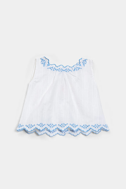 Embroidered Sleeveless Top - Cougar Clothing