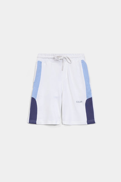 Contrast Paneled Shorts - Cougar Clothing