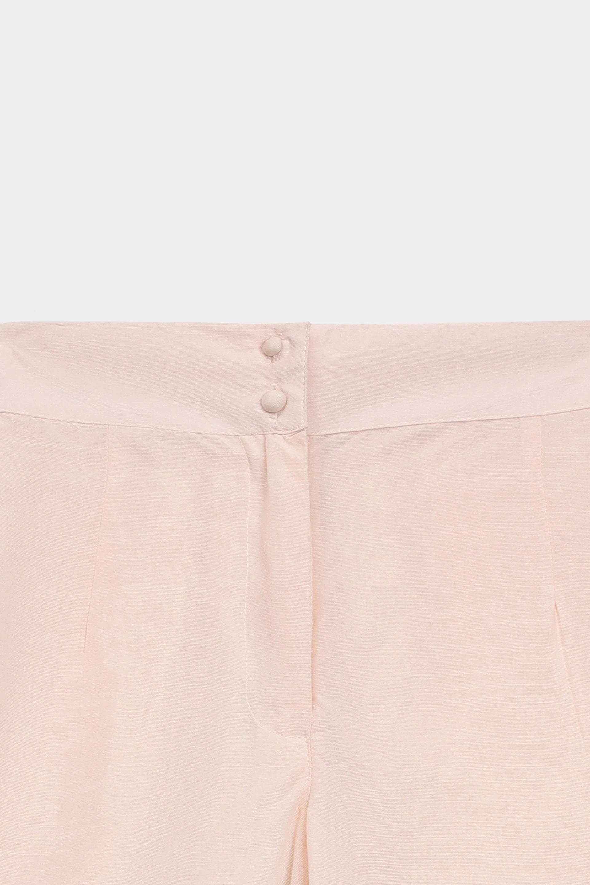Embroidered Scalloped Shorts - Cougar Clothing