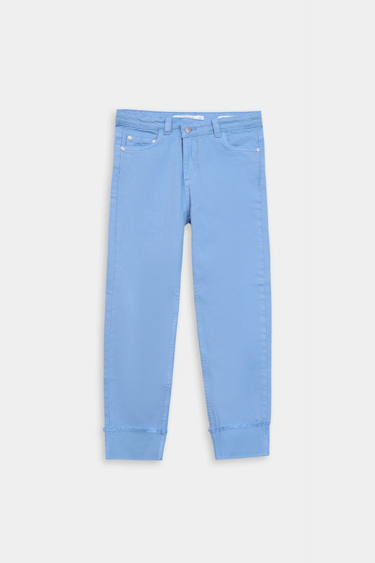Frayed Hem Jeans - Cougar Clothing