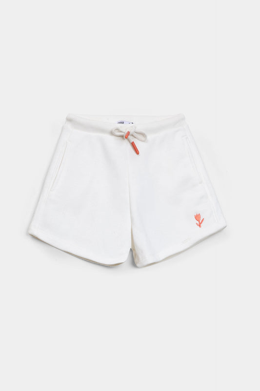 Embroidered Knitted Shorts - Cougar Clothing