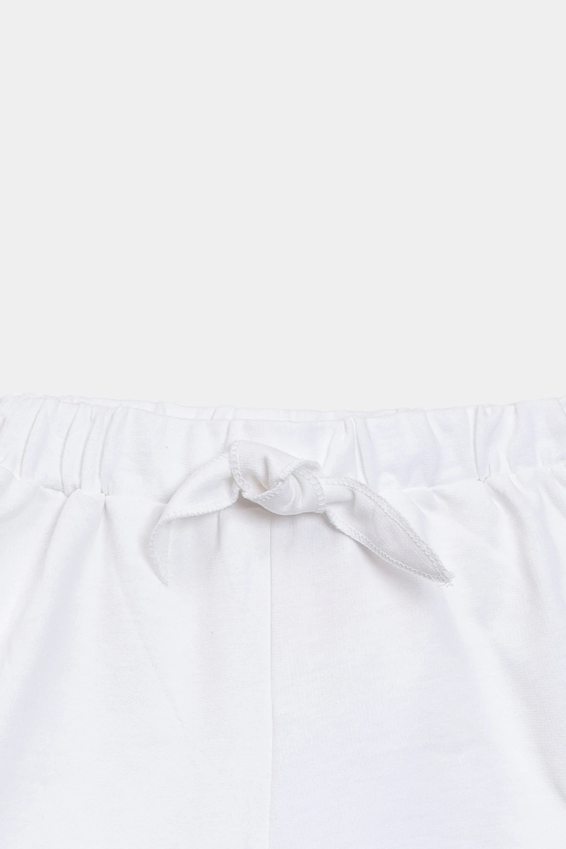 Frilled Shorts With Knot - Cougar Clothing