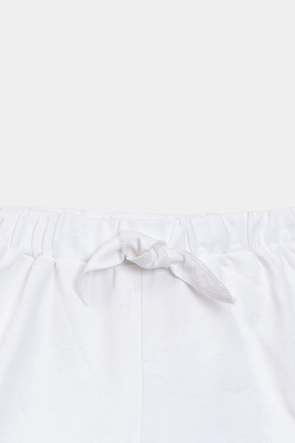 Frilled Shorts With Knot - Cougar Clothing