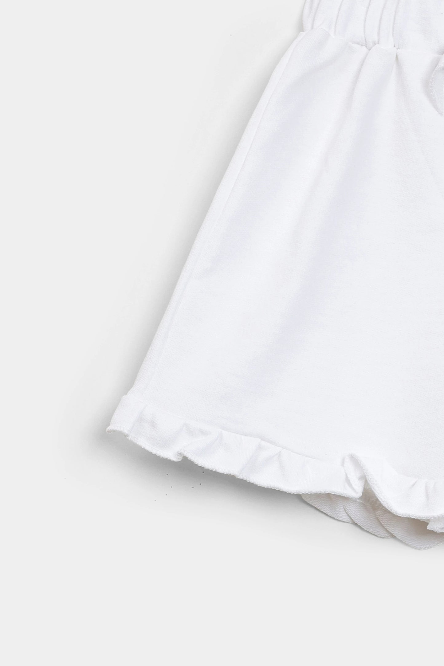 Frilled Shorts With Knot - Cougar Clothing