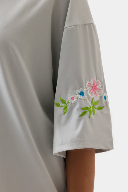 Oversized Embroidered T-Shirt - Cougar Clothing