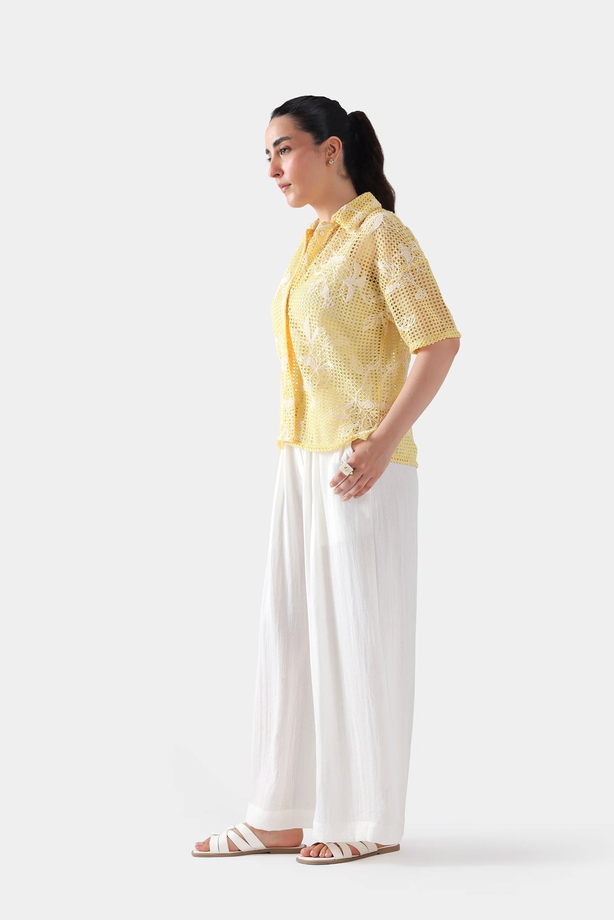 Textured Net Shirt - Cougar Clothing