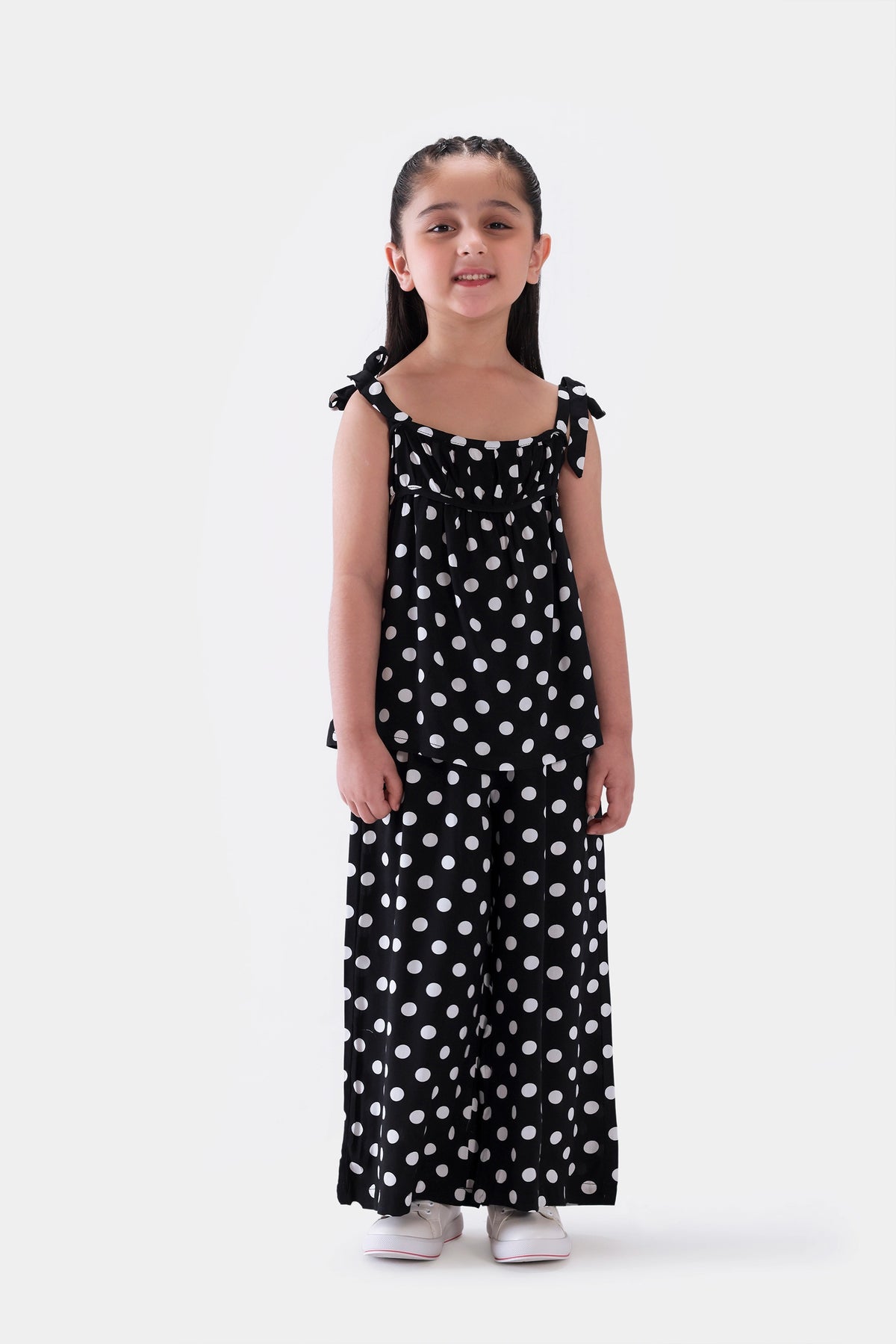 Printed Top With Tie Straps - Cougar Clothing