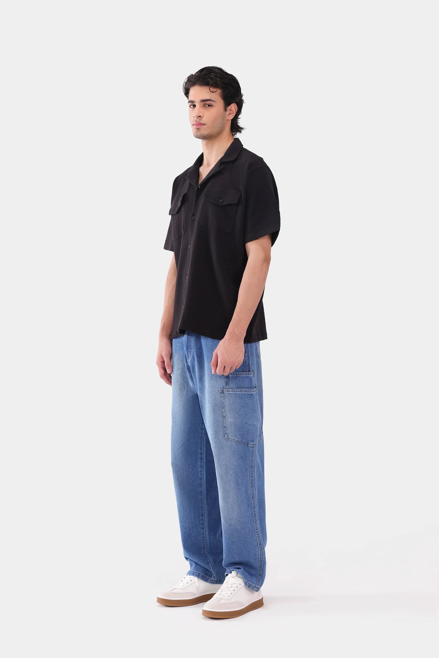 Pleated Jersey Shirt - Cougar Clothing