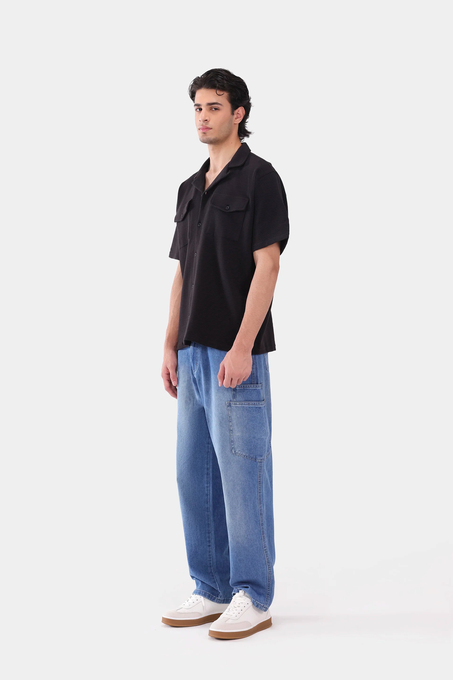 Pleated Jersey Shirt - Cougar Clothing
