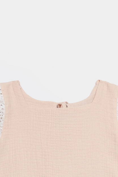 Lace-Trimmed Blouse - Cougar Clothing
