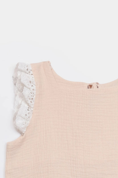 Lace-Trimmed Blouse - Cougar Clothing