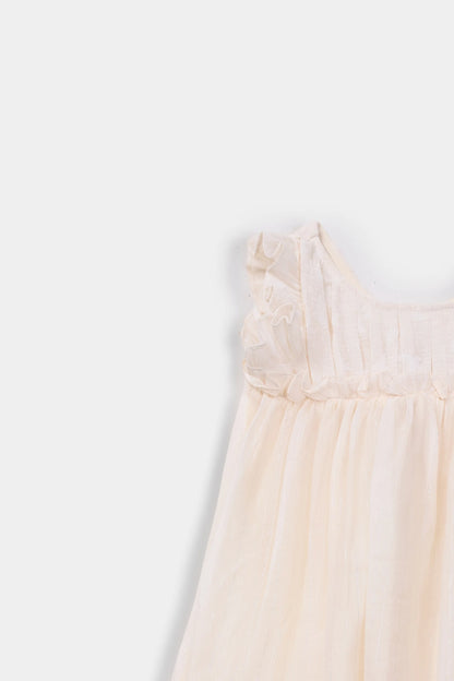 Crush Cotton Sleeveless Dress - Cougar Clothing