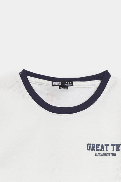 Pique Knit T-Shirt - Cougar Clothing