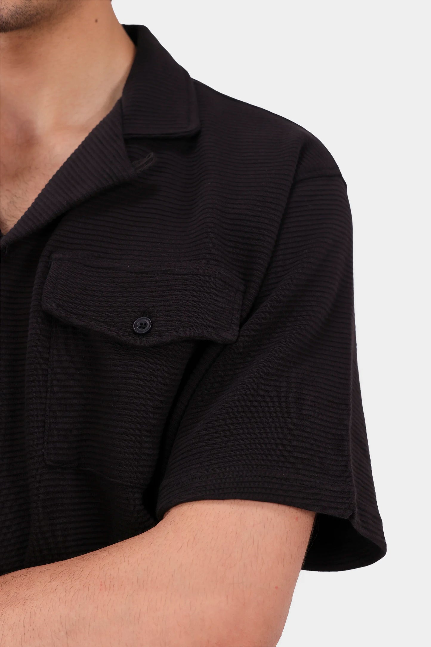 Pleated Jersey Shirt - Cougar Clothing