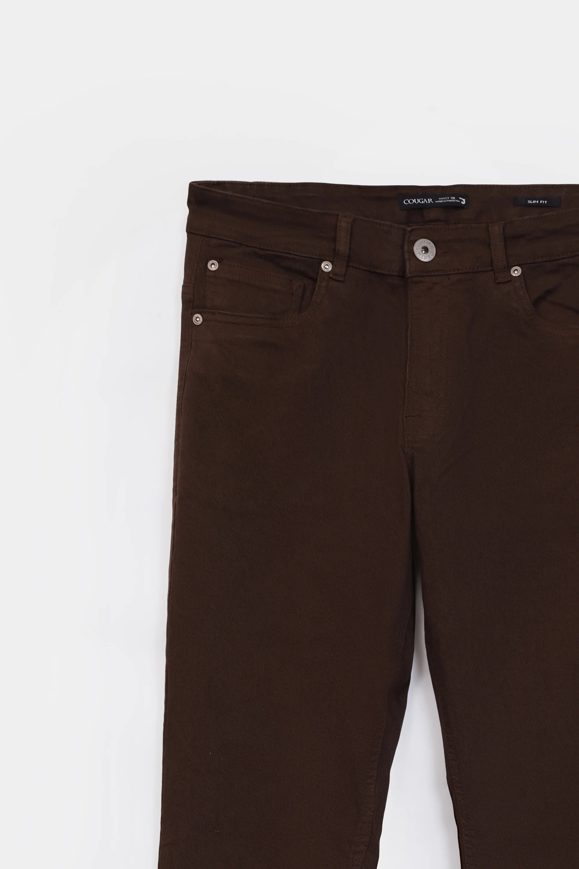Slim Fit 5-Pocket Pants - Cougar Clothing