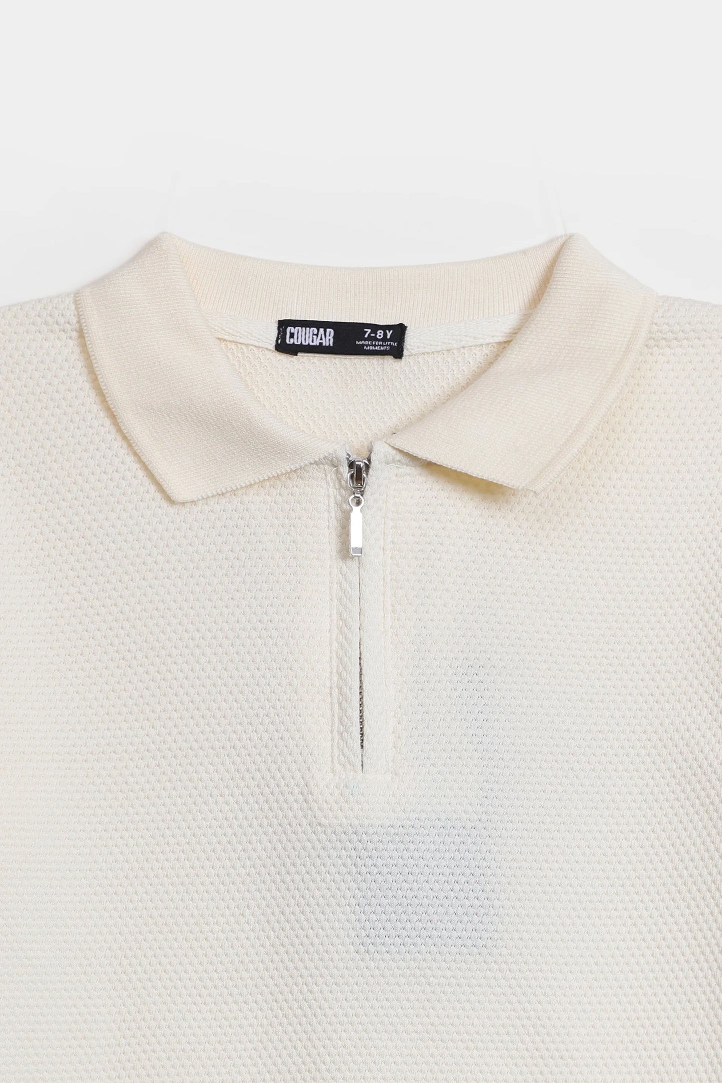 Quarter Zip Knit Polo - Cougar Clothing