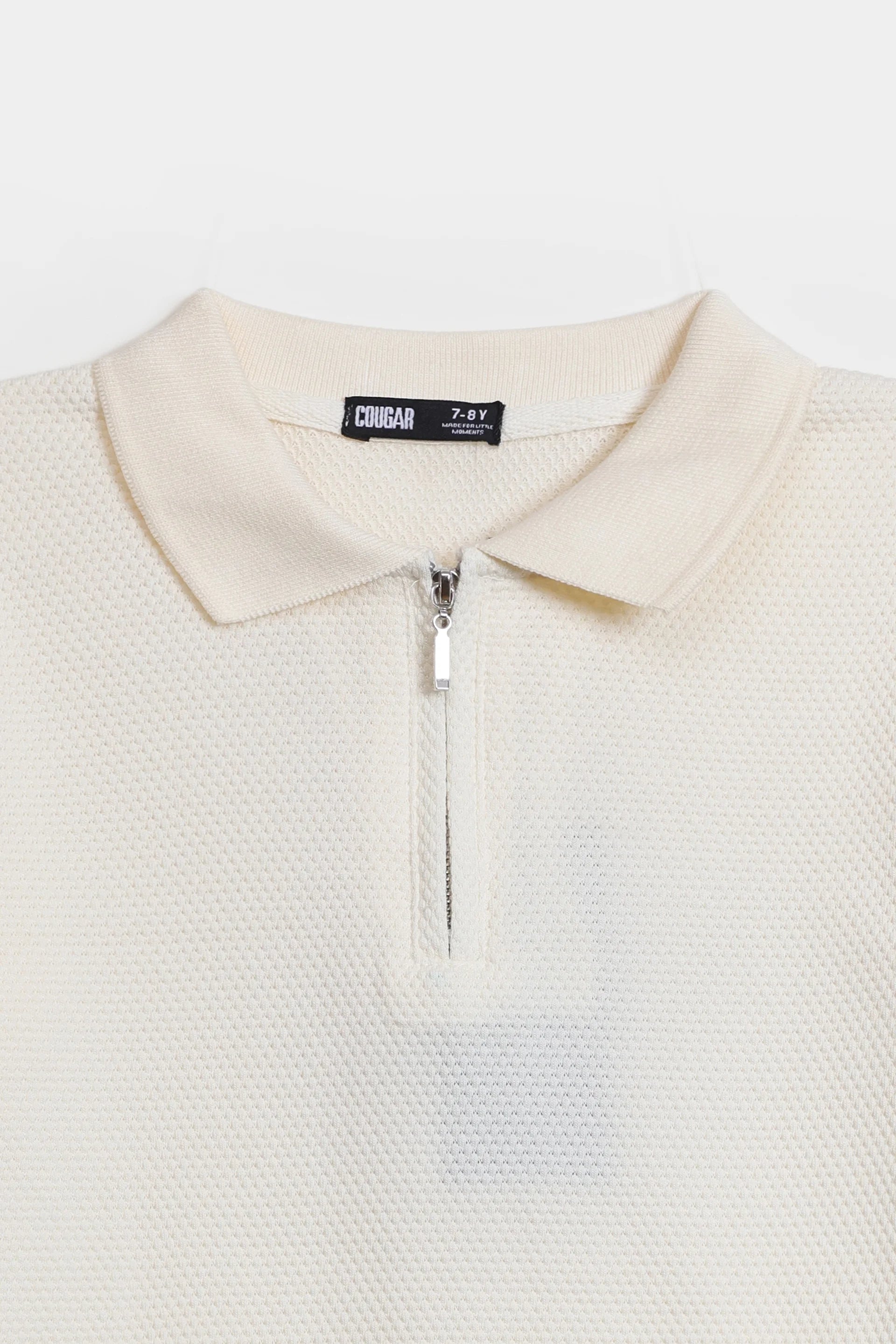 Quarter Zip Knit Polo - Cougar Clothing