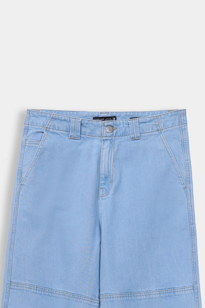Loose Fit Paneled Jeans - Cougar Clothing