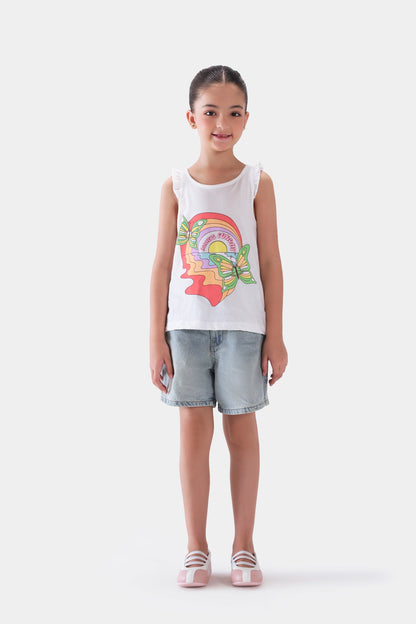 Graphic Knit Tank Top - Cougar Clothing