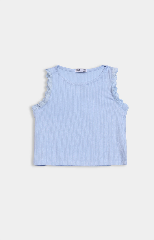 Frilled Trim T-Shirt - Cougar Clothing