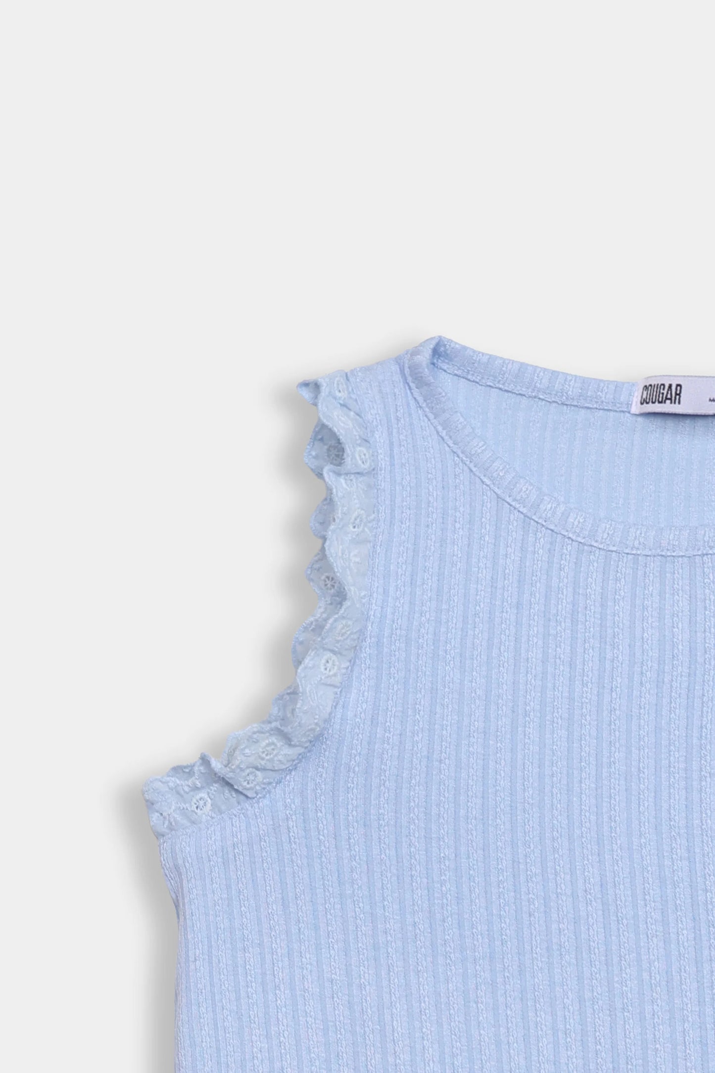 Frilled Trim T-Shirt - Cougar Clothing