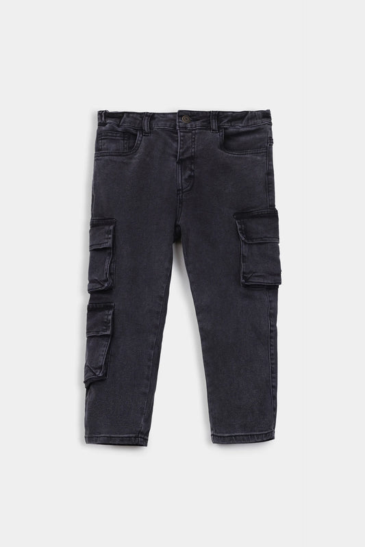 Denim Cargo Trousers - Cougar Clothing