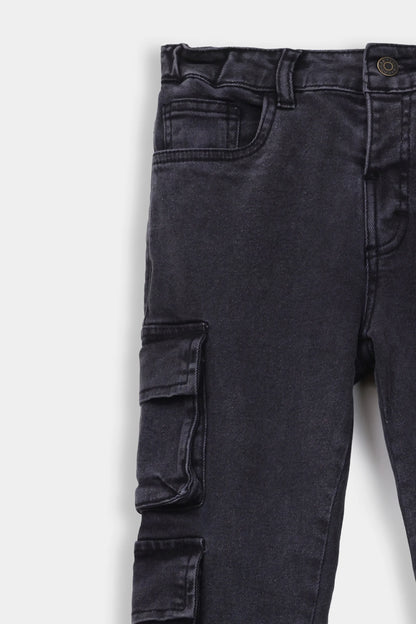 Denim Cargo Trousers - Cougar Clothing