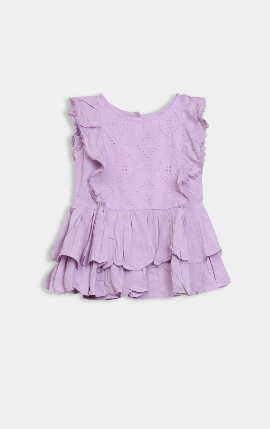 Frilled Top - Cougar Clothing