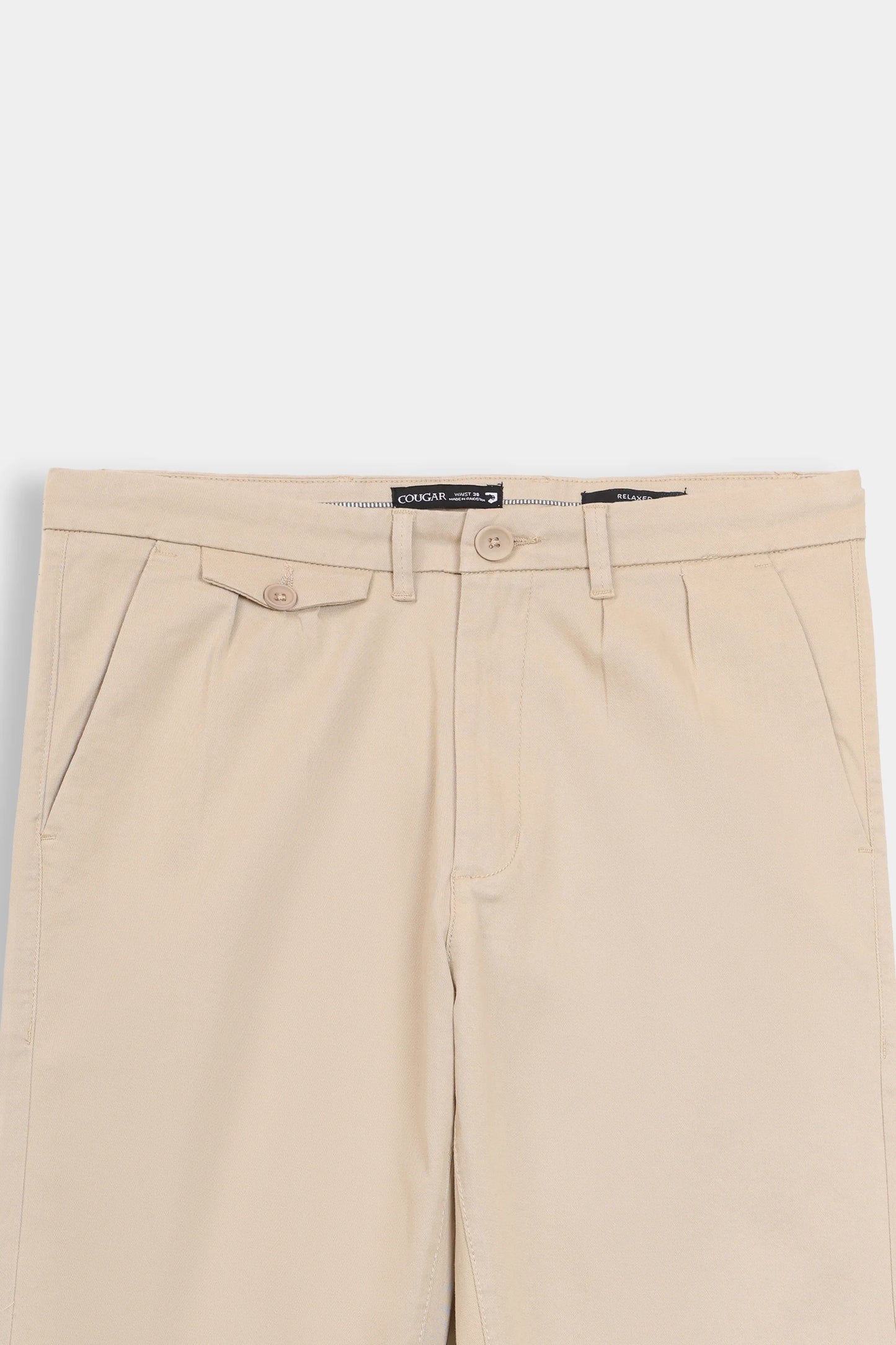 Pleated Chino Pants - Cougar Clothing