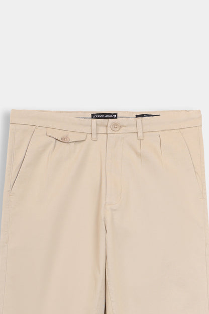 Pleated Chino Pants - Cougar Clothing