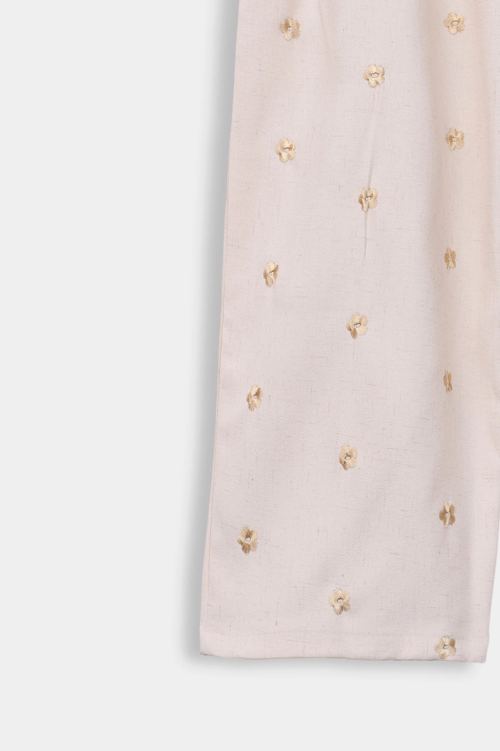Linen Embroidered Trousers - Cougar Clothing