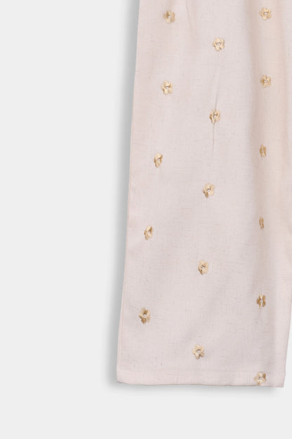 Linen Embroidered Trousers - Cougar Clothing