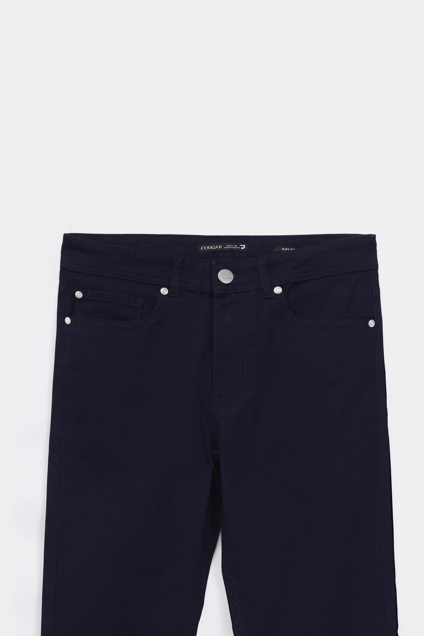 Slim Fit 5-Pocket Pants - Cougar Clothing