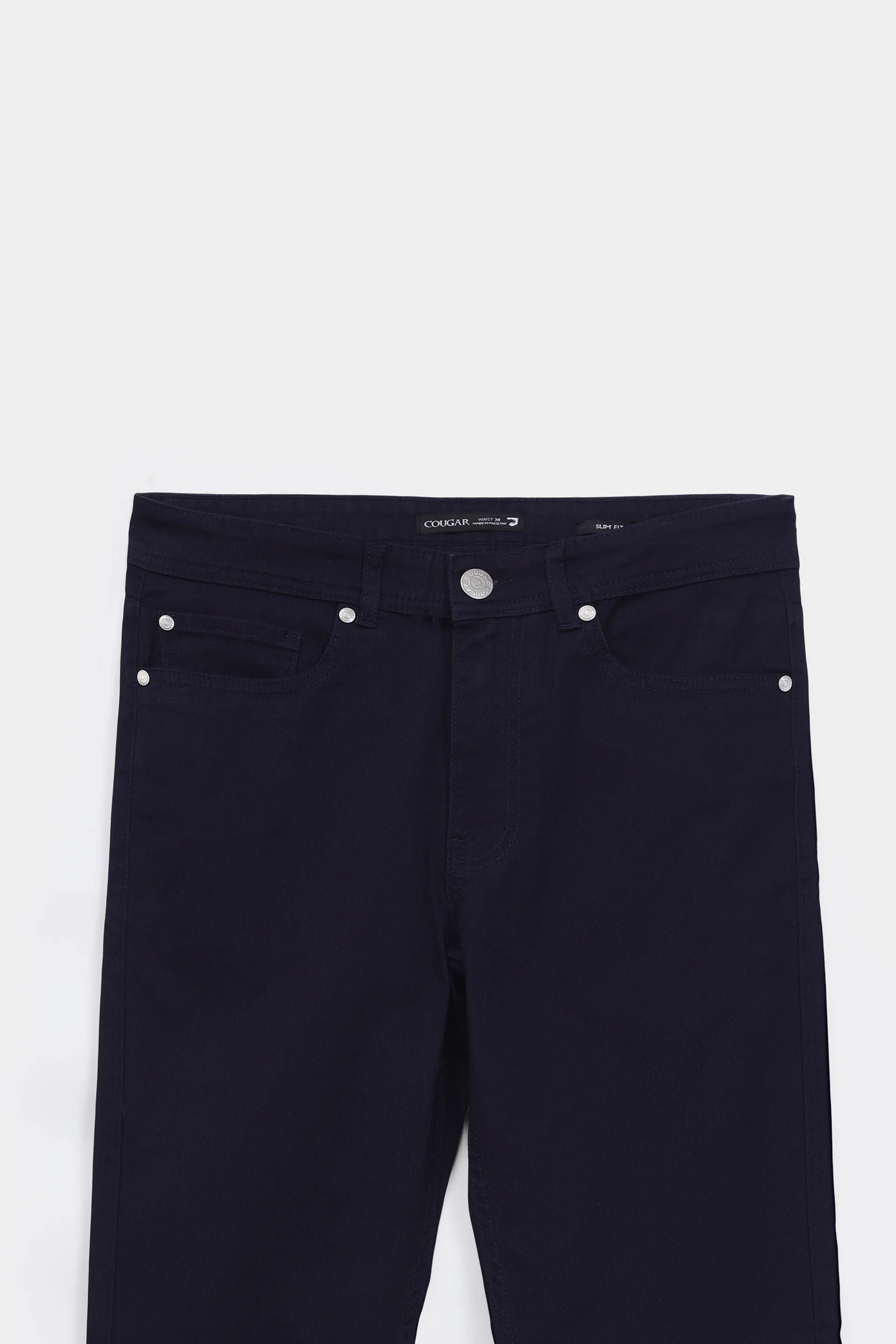 Slim Fit 5-Pocket Pants - Cougar Clothing