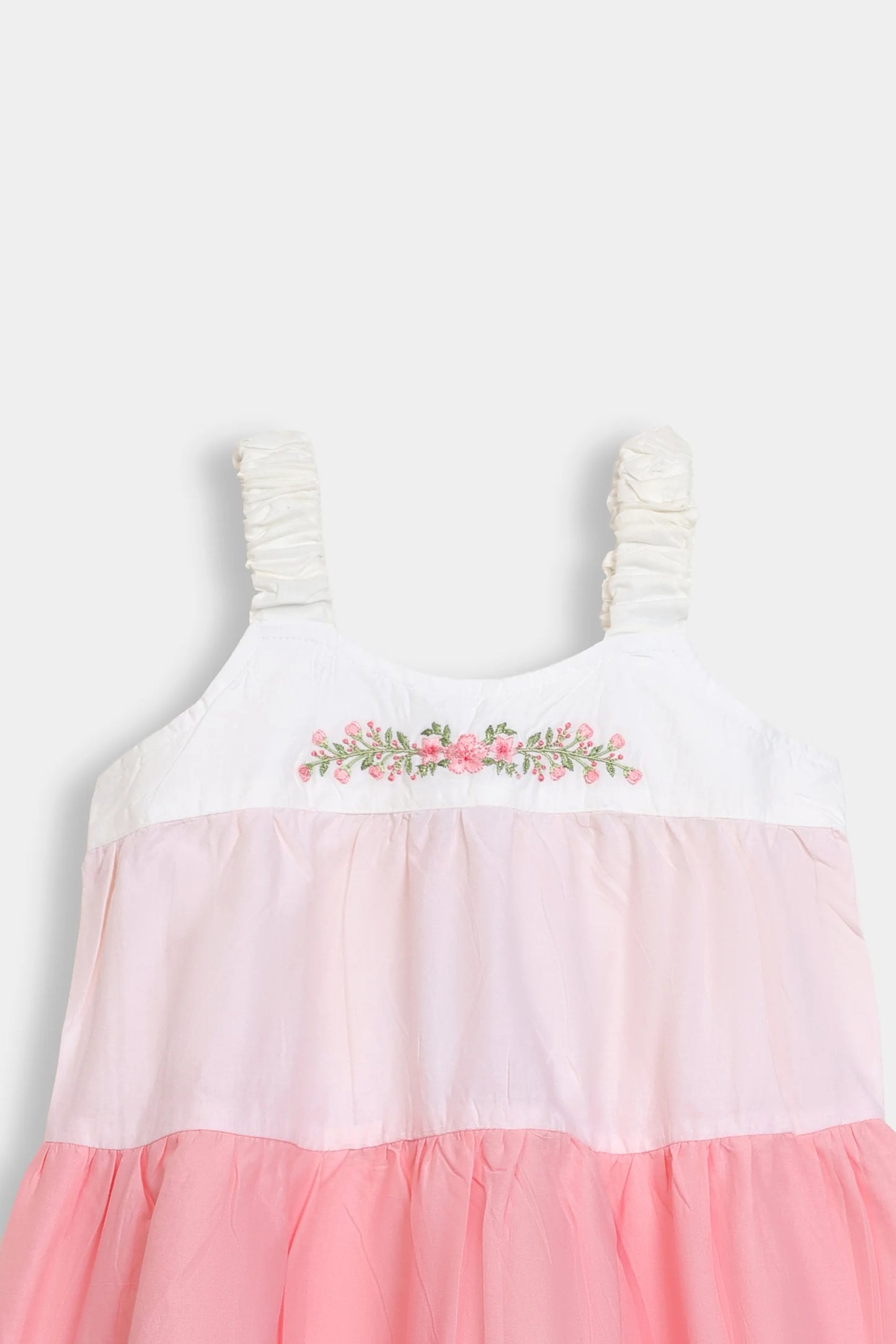 Embroidered Tier Dress - Cougar Clothing