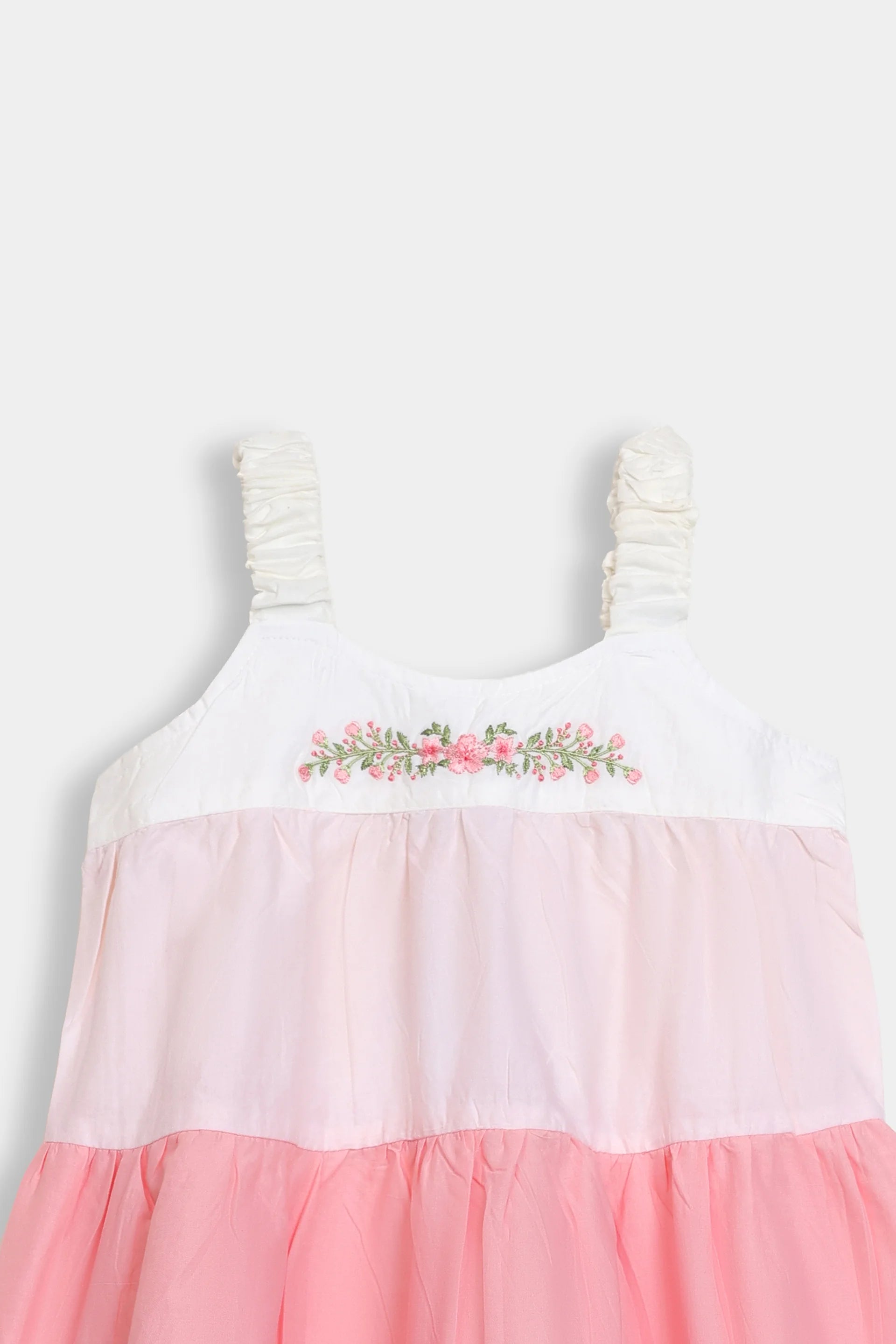 Embroidered Tier Dress - Cougar Clothing
