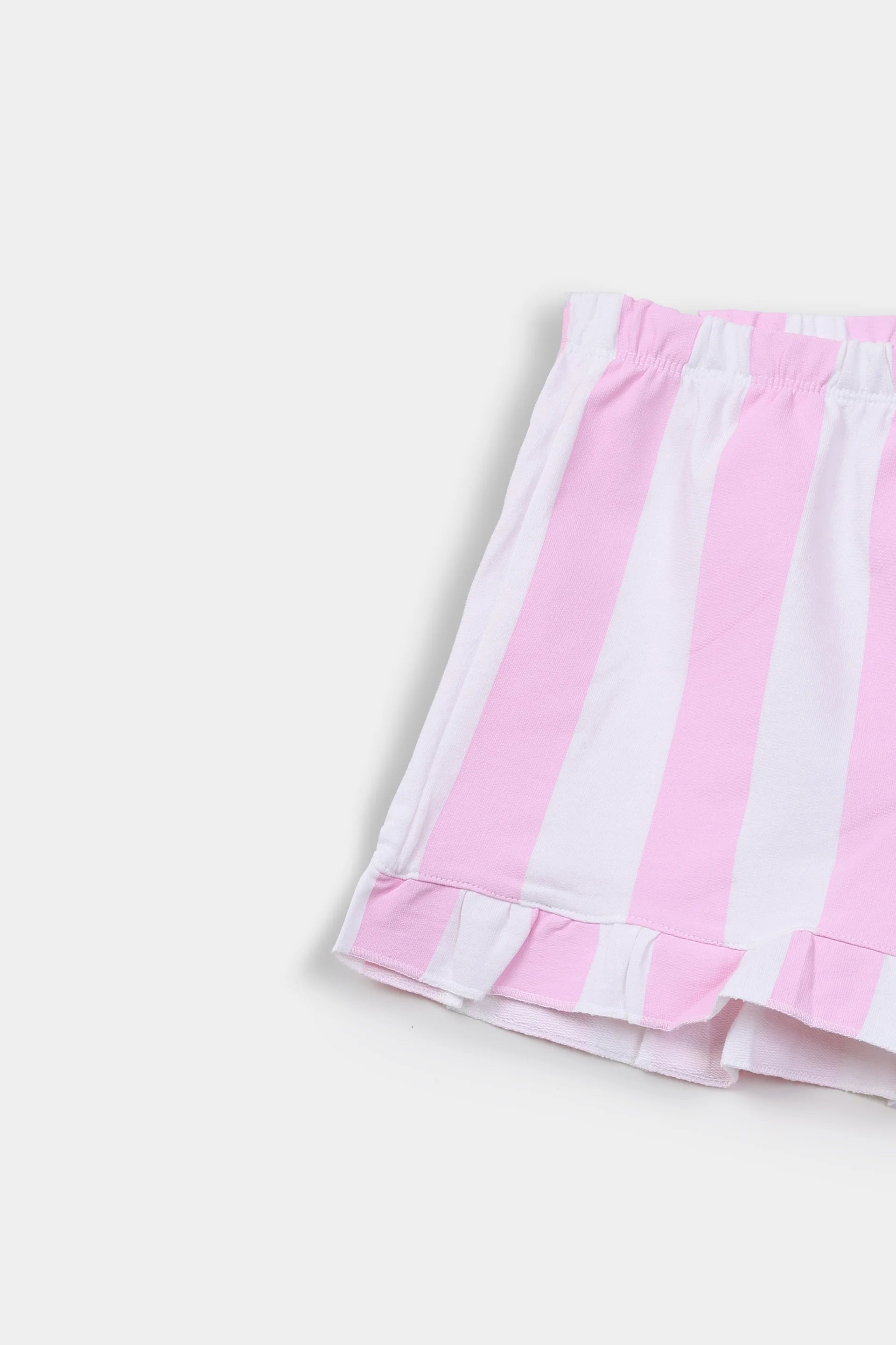 Striped Terry Shorts - Cougar Clothing