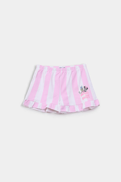 Striped Terry Shorts - Cougar Clothing