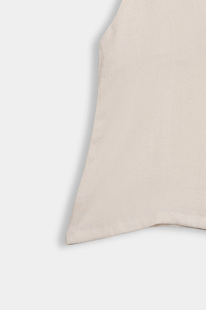 Slub Linen Vest - Cougar Clothing