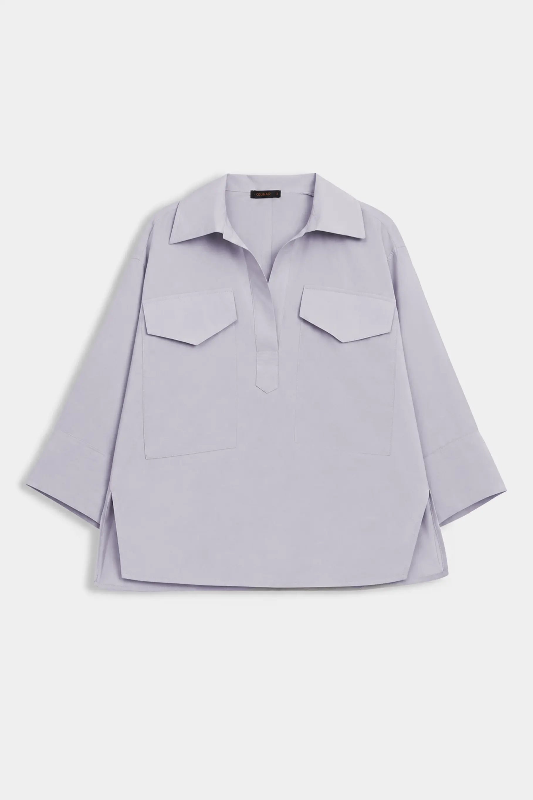 Oversized Top With Flap Pockets - Cougar Clothing