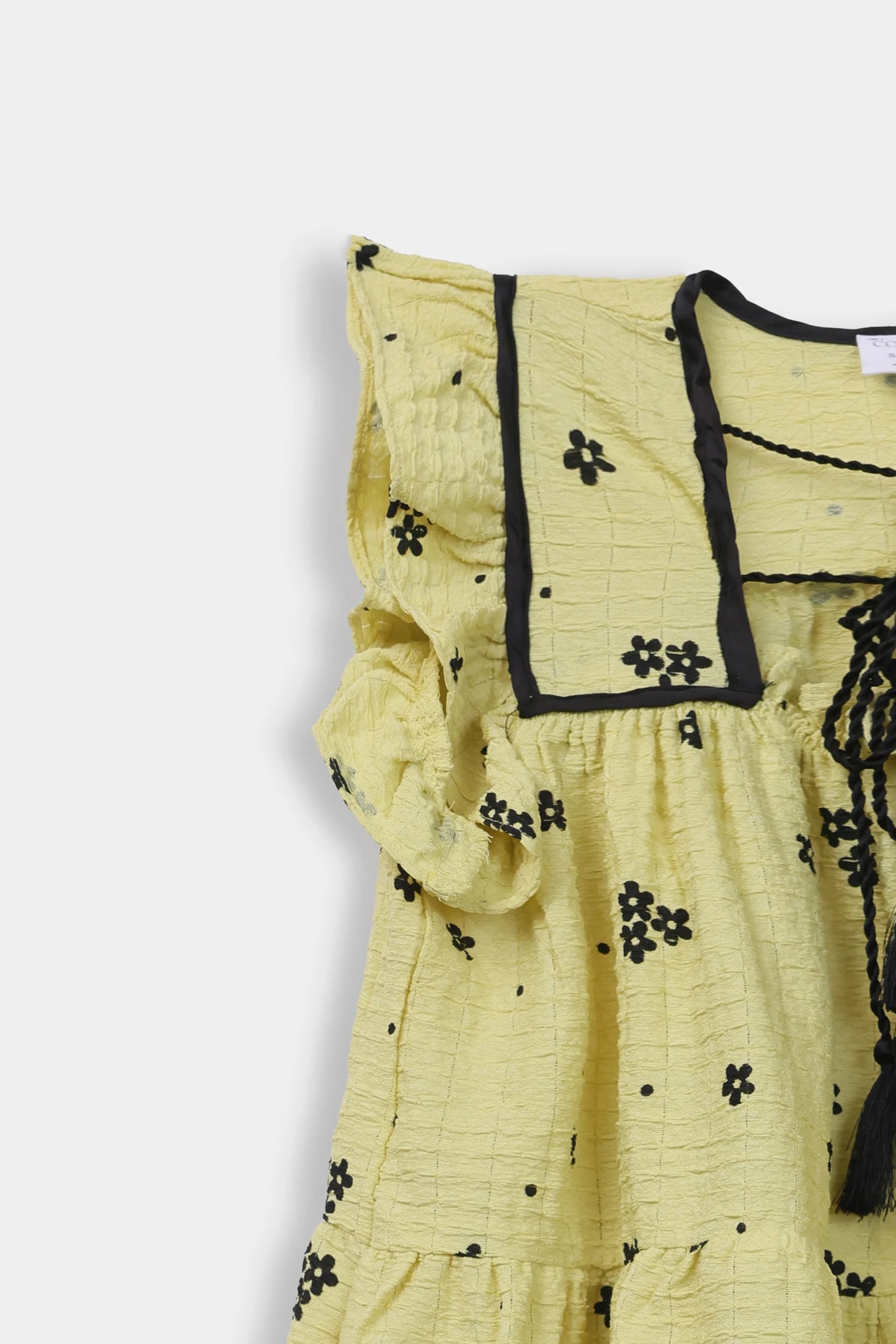 Printed Ruffled Top - Cougar Clothing