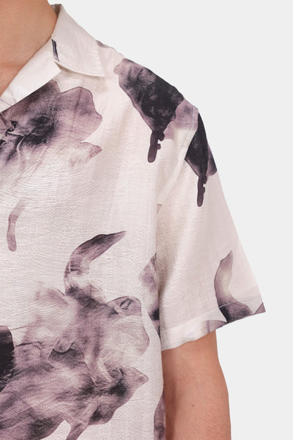 Relaxed Abstract Print Shirt - Cougar Clothing