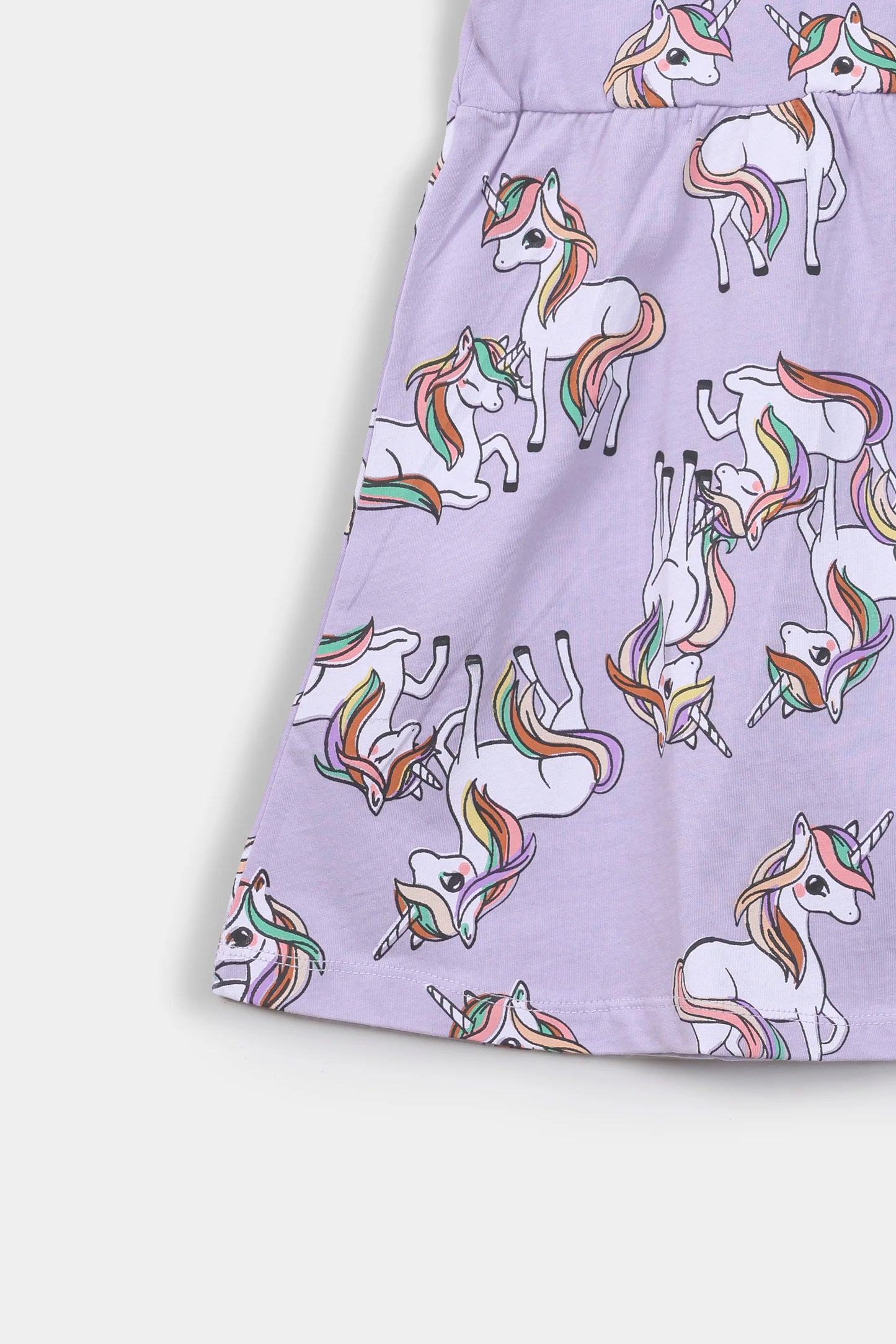 Unicorn Printed Dress - Cougar Clothing