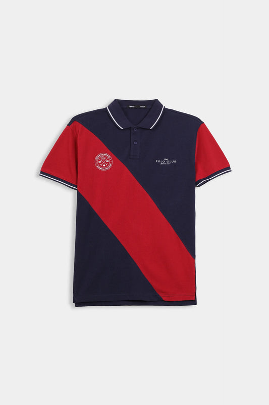 Contrast Panel Polo - Cougar Clothing