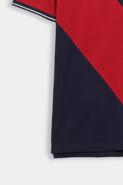Contrast Panel Polo - Cougar Clothing