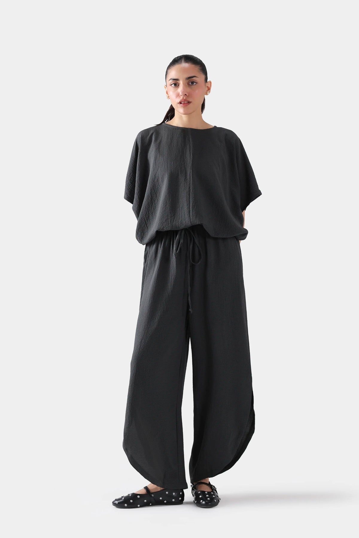 Curved Hem Trousers - Cougar Clothing