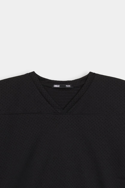Jacquard Mesh T-Shirt - Cougar Clothing